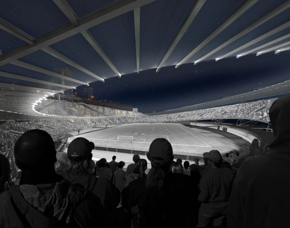 eksterijer stadion arhitektura