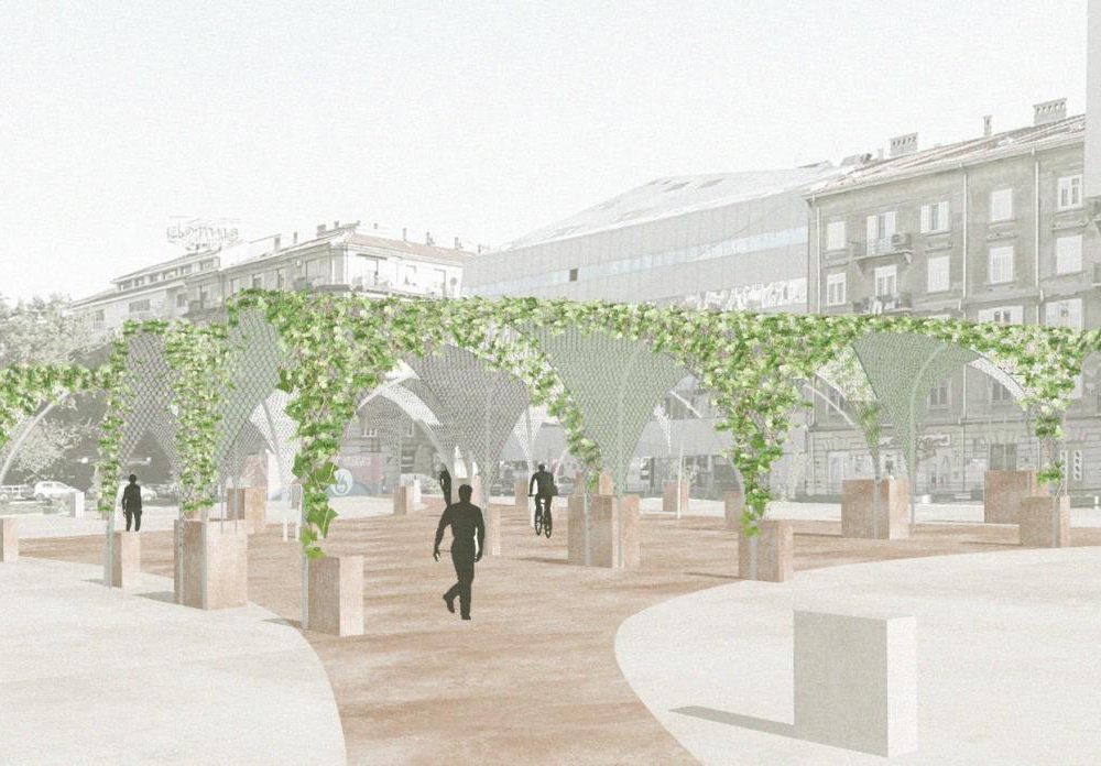 Urban architecture - city square